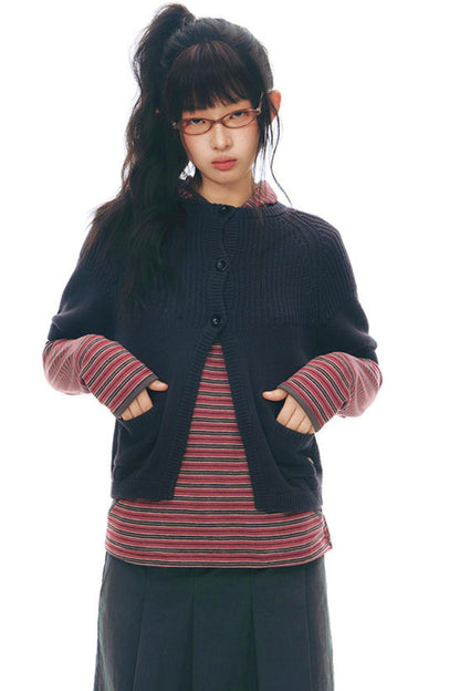 Y2Kニットカーディガン