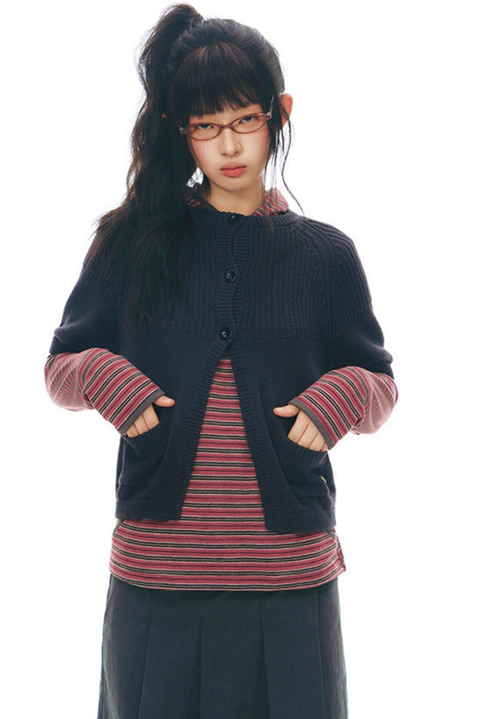 Y2Kニットカーディガン