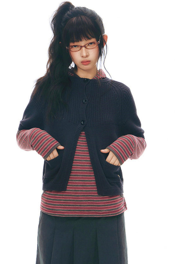 Y2Kニットカーディガン