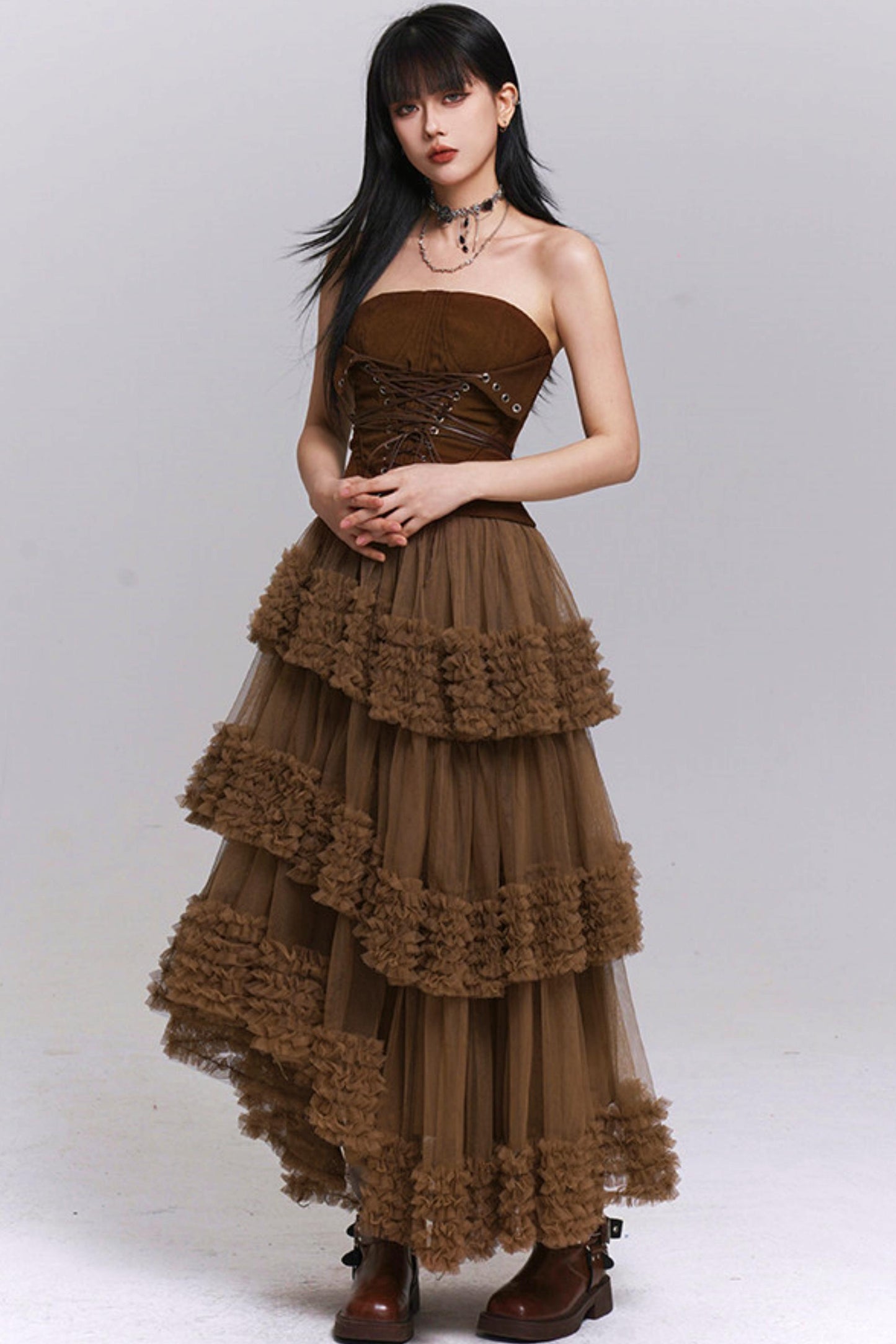 Lace Fluffy Cake Skirt