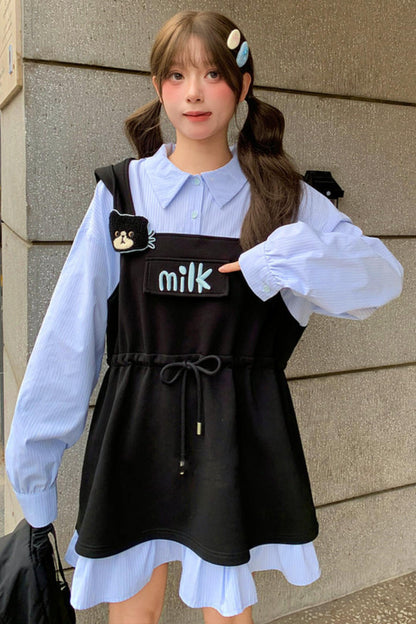 キャットイアーフーデッドドレス