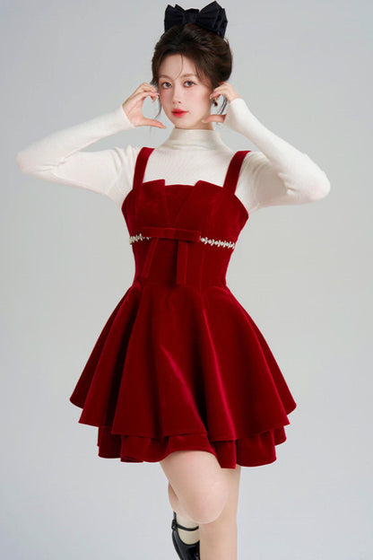 Velvet Camisole Dress