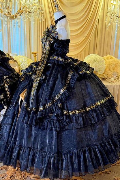 Elegant Gothic Lolita Dress + Accessories