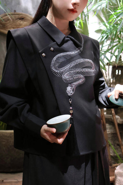 Snake Bone Prince Blouse