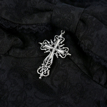 Cross Corset Gothic Set