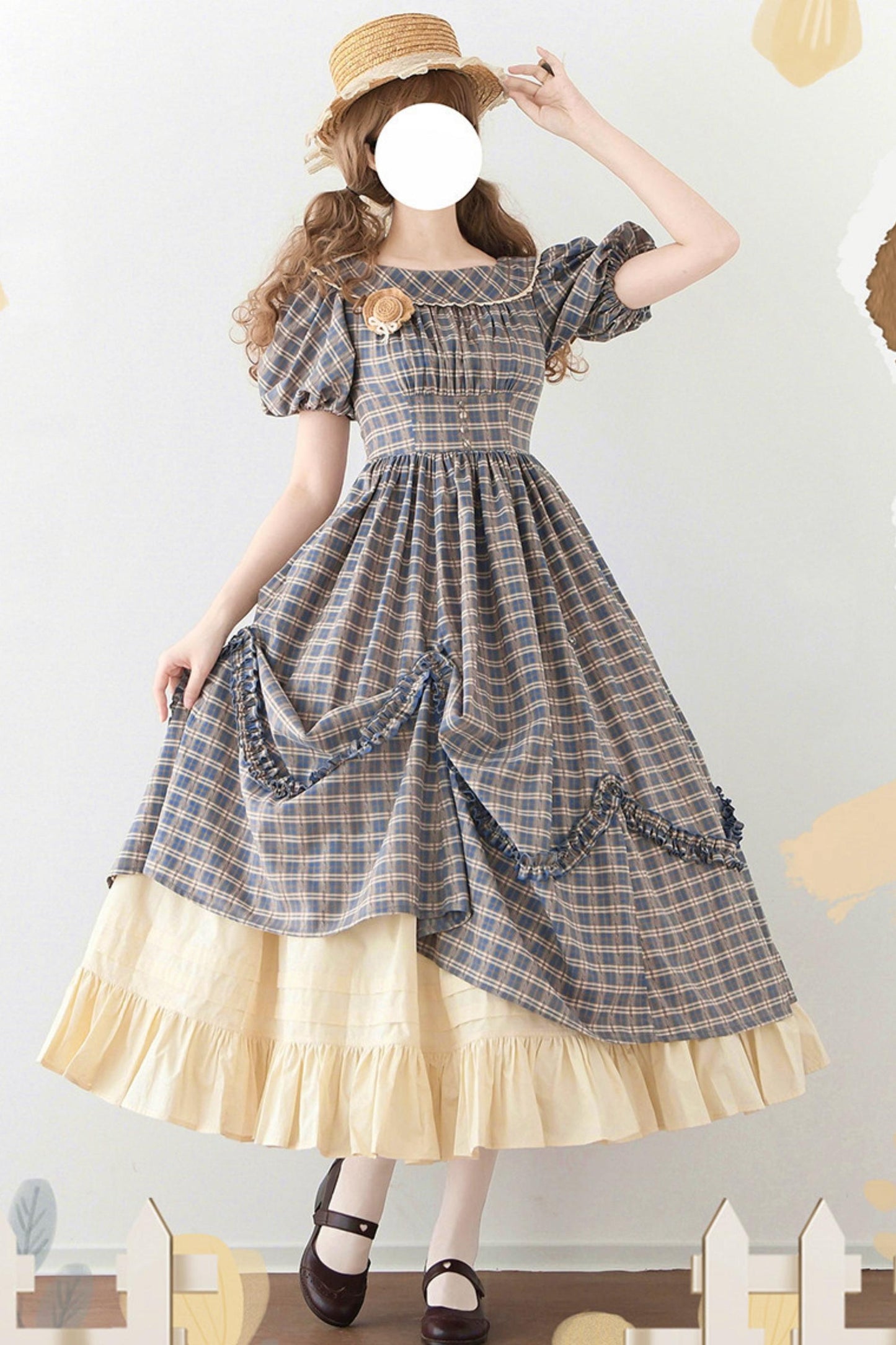 Length-Adjustable ♡ Cotton Ruffle Petticoat