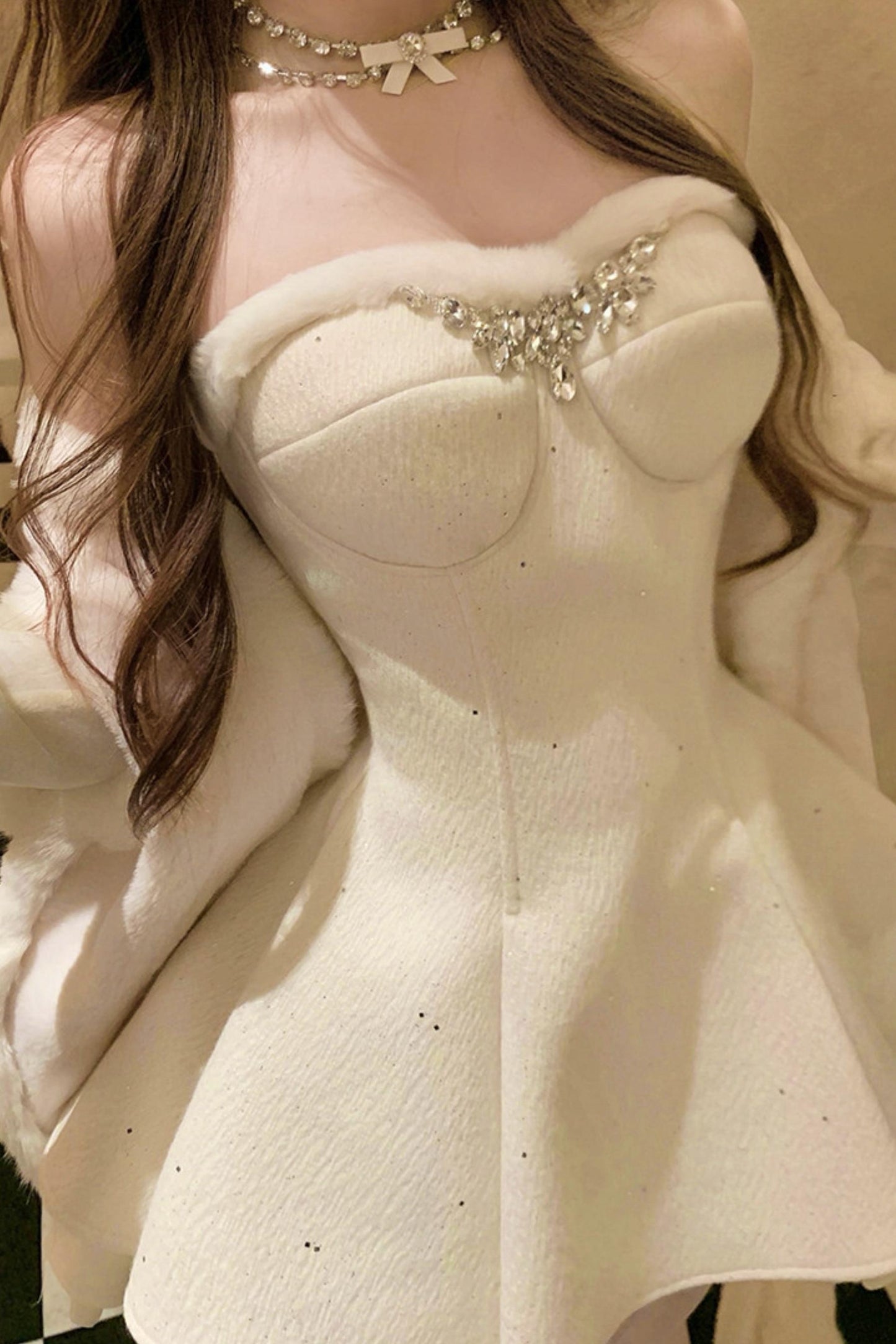 Sparkling Diamond Rhinestone Necklace