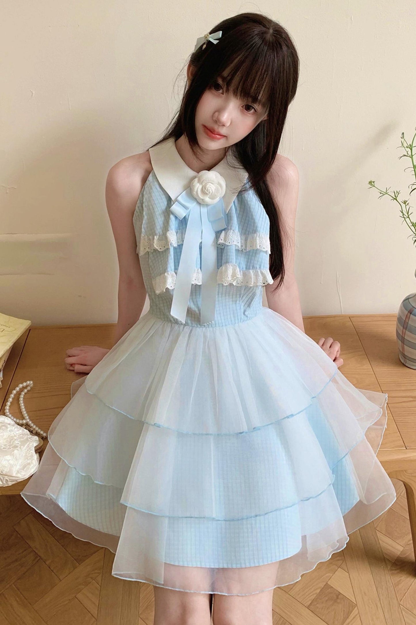Chiffon Layered Princess Dress