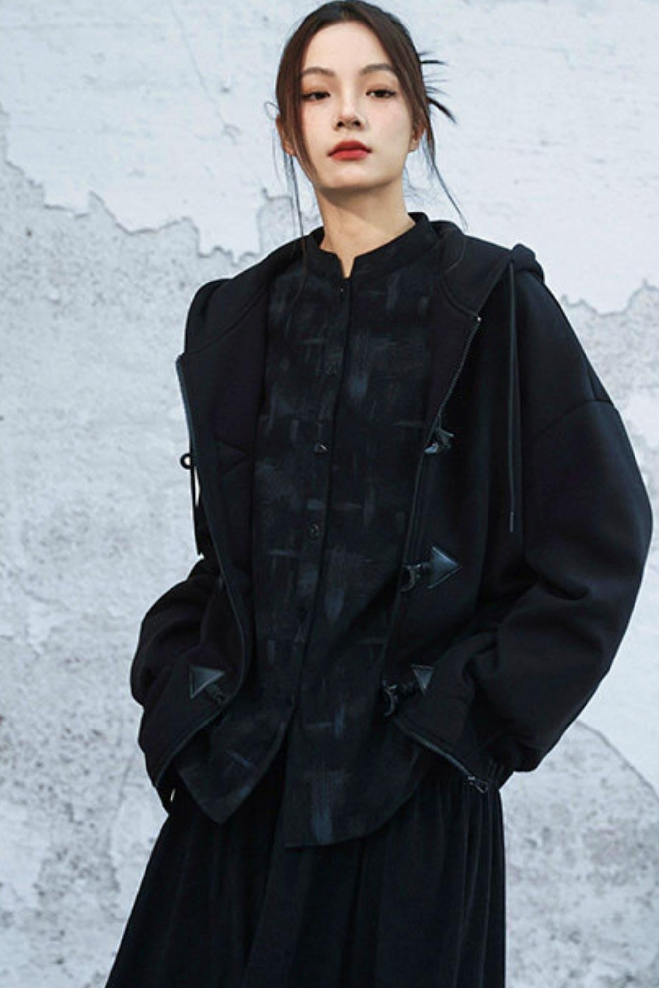 Hooded Fleece Winter Jacket