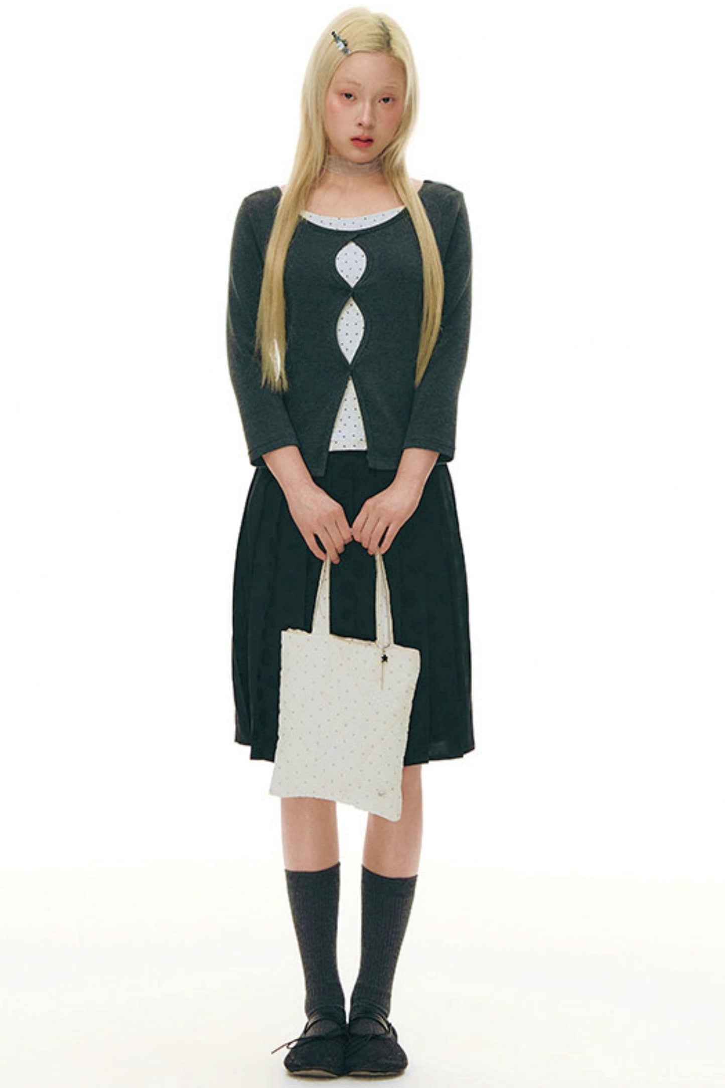 Cut-Out Design Slim Top