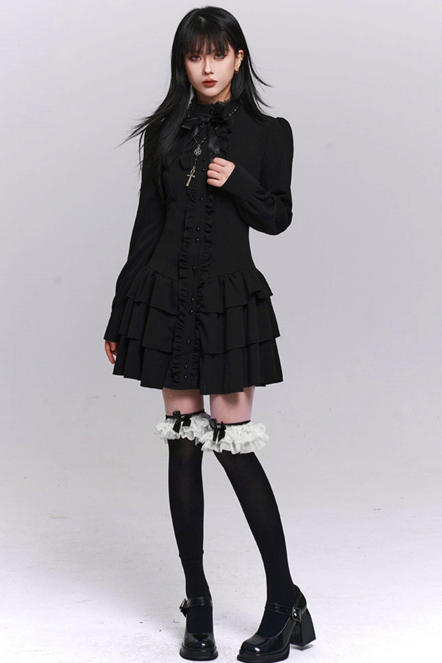 Ghost Girl Black Dress