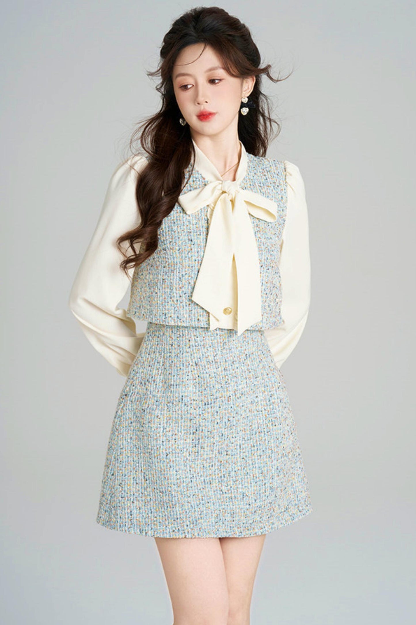 Rich Girl Tweed Style Dress