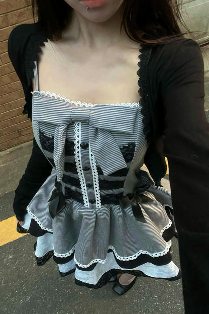 【予約商品】ティアーズオブナイヴティレースドレス+カーディガン+アクセサリー