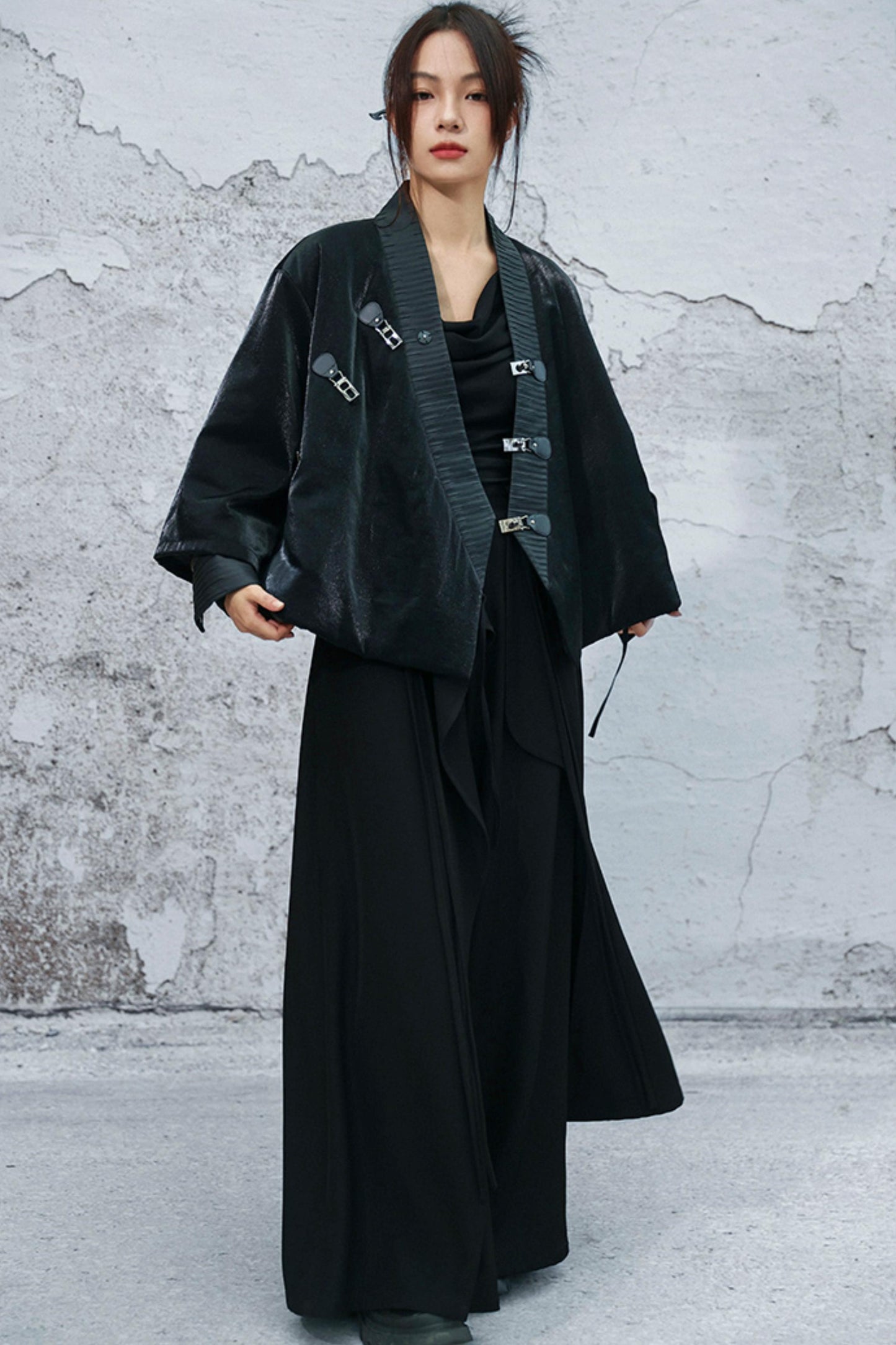 ブライトシルクプリーツジャケット