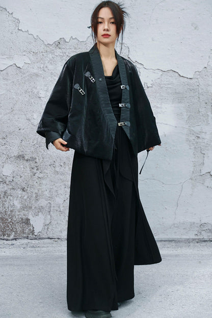 ブライトシルクプリーツジャケット