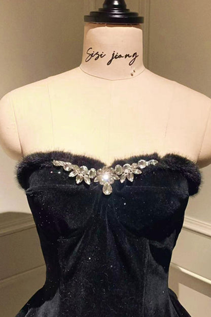 French off-the-shoulder dress + shawl + sleeves