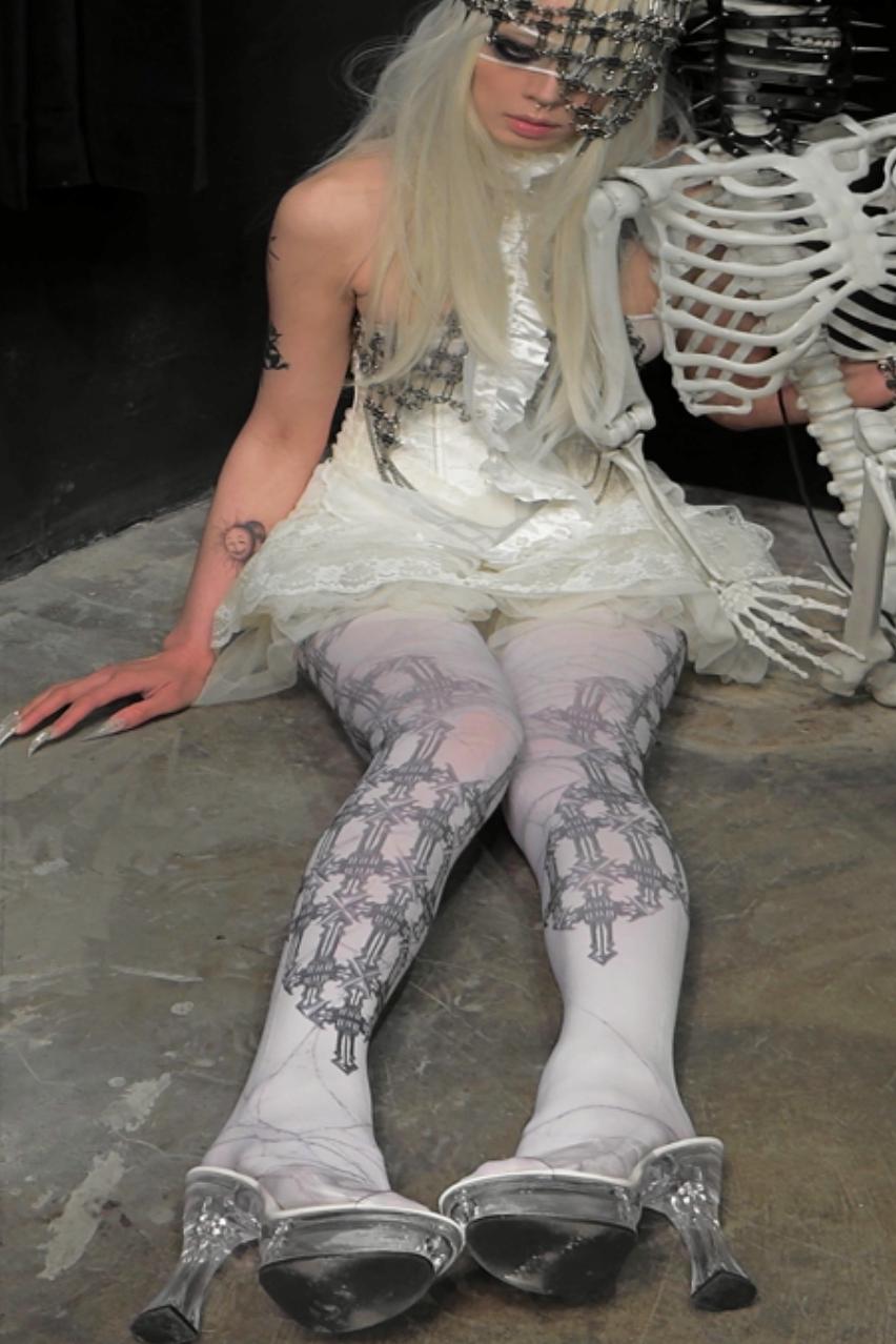 Dark Cross Gothic Tights