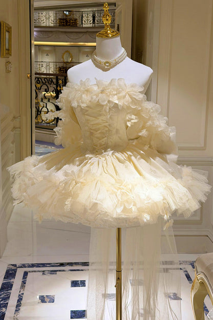 Flower Tulle Princess Dress + Accessories