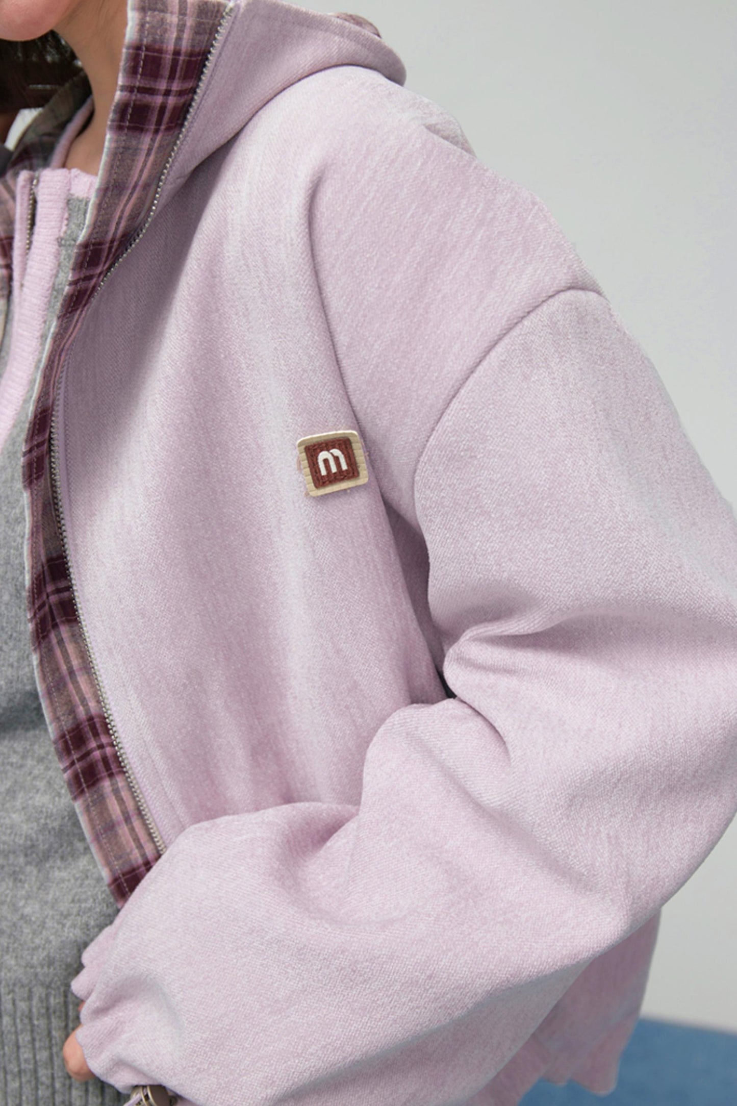 リバーシブルパズルチェックジャケット