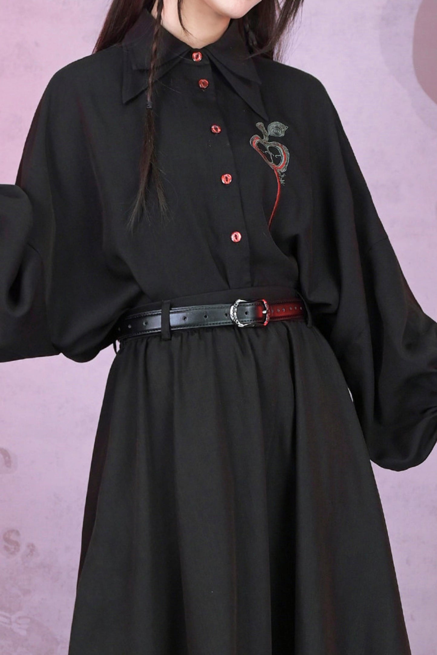 Vintage-geschnallter Ledergürtel