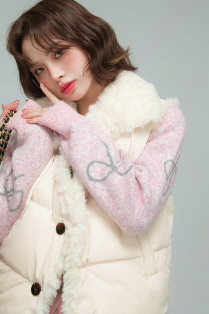 リバーシブルココナッツクリームベスト