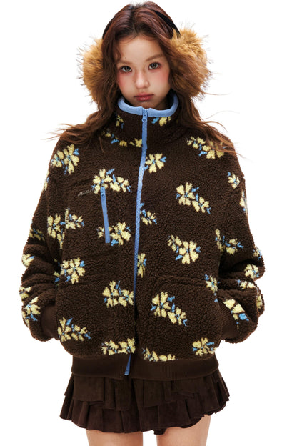 レトロフラワーフェアアイルジャケット