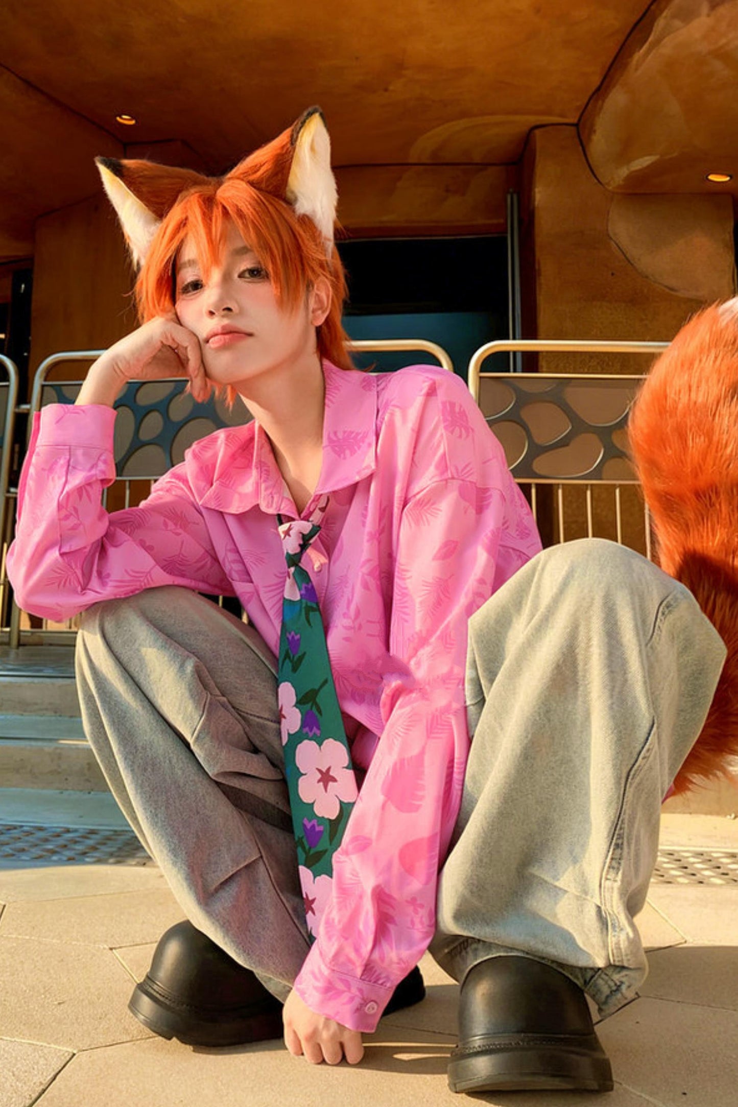 フローラルフラワーブラウス