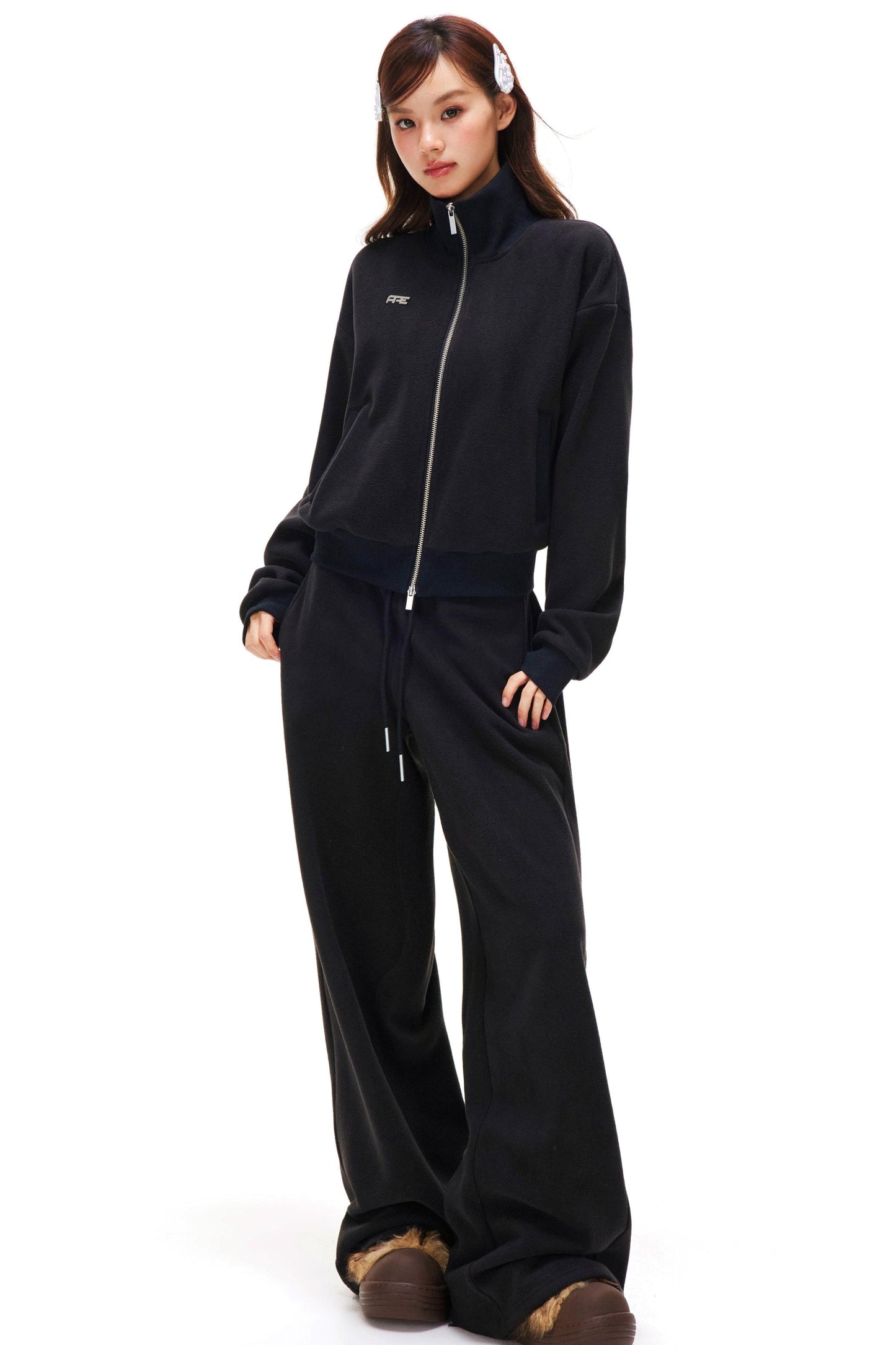 Fleece Zipper Jacket + Pants