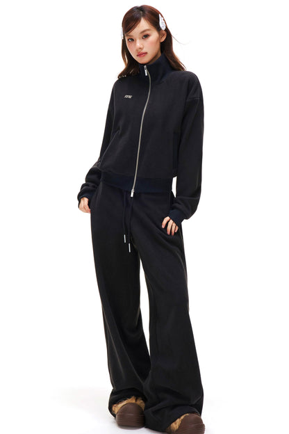 Fleece Zipper Jacket + Pants