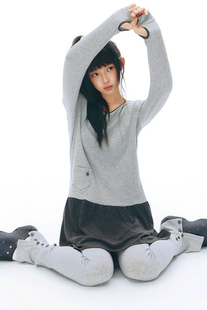 スリムスリットヘムレギンス