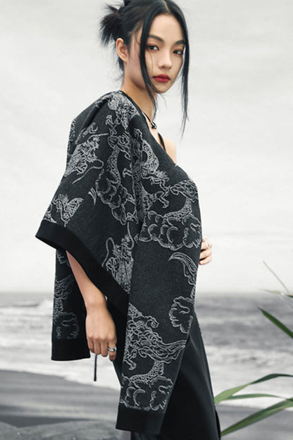 ドラゴンジャカードデニムジャケット