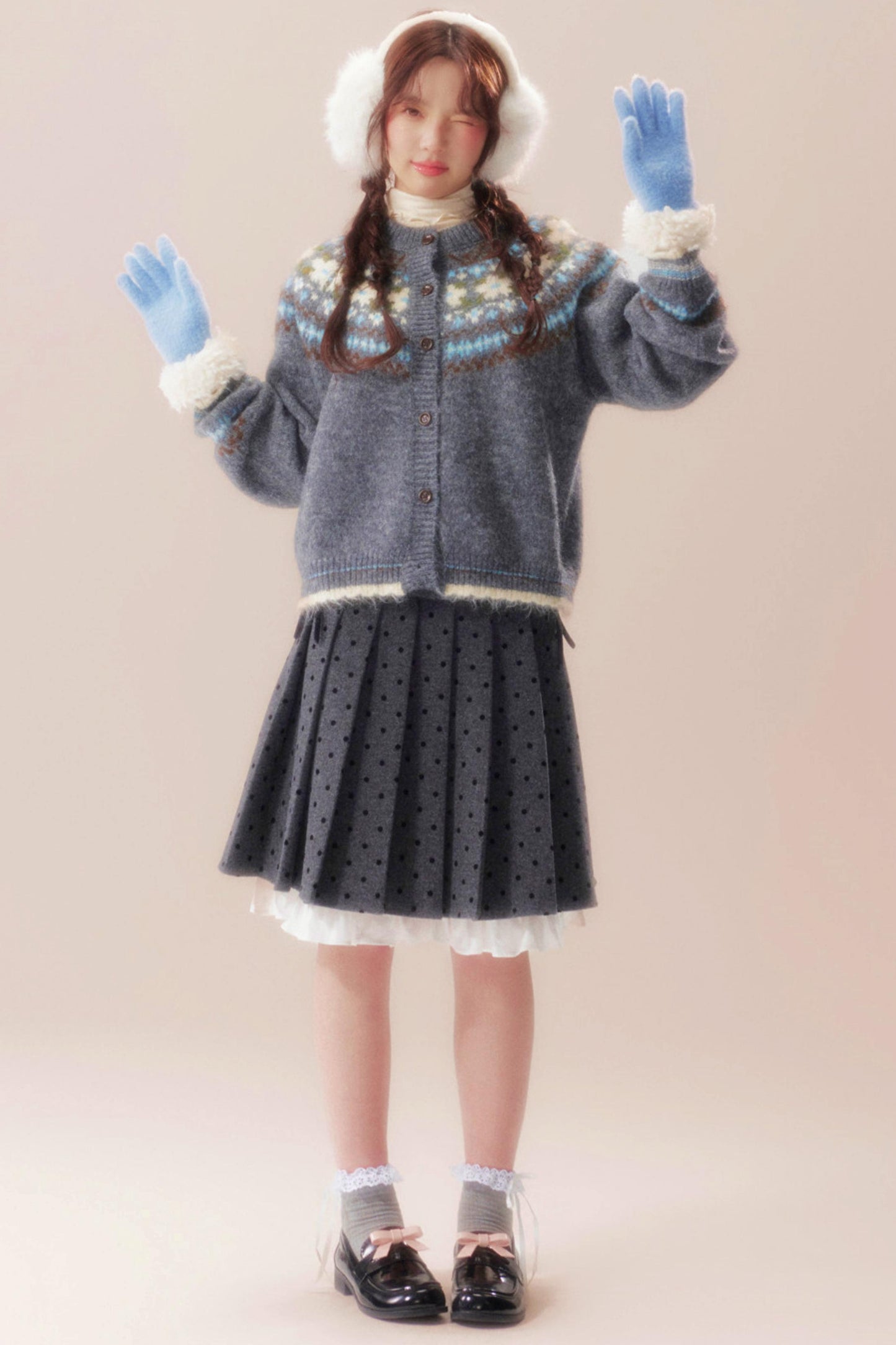 Island Bubble Fair Isle Cardigan