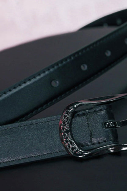 Vintage-geschnallter Ledergürtel