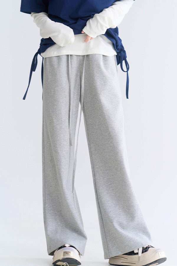 Solid color sweat pants