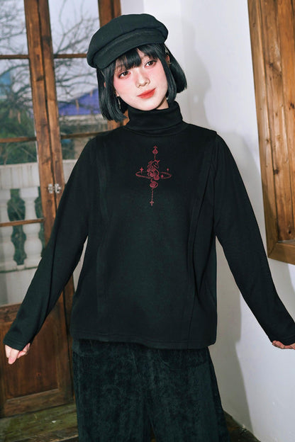 アンブライドチェスハイネックトップス