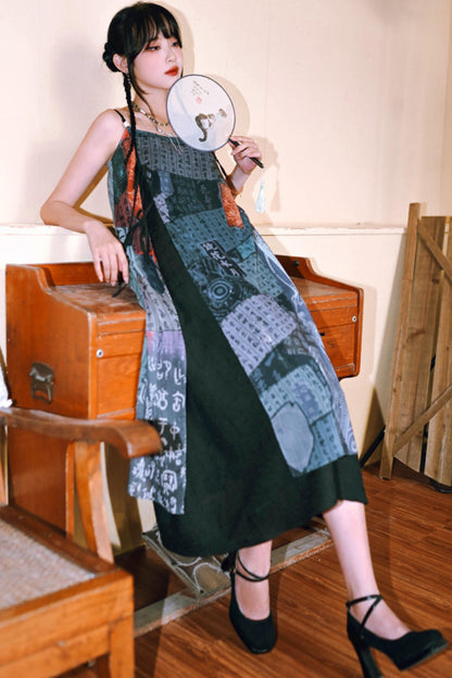 Dekadentes chinesisches transparentes Kleid
