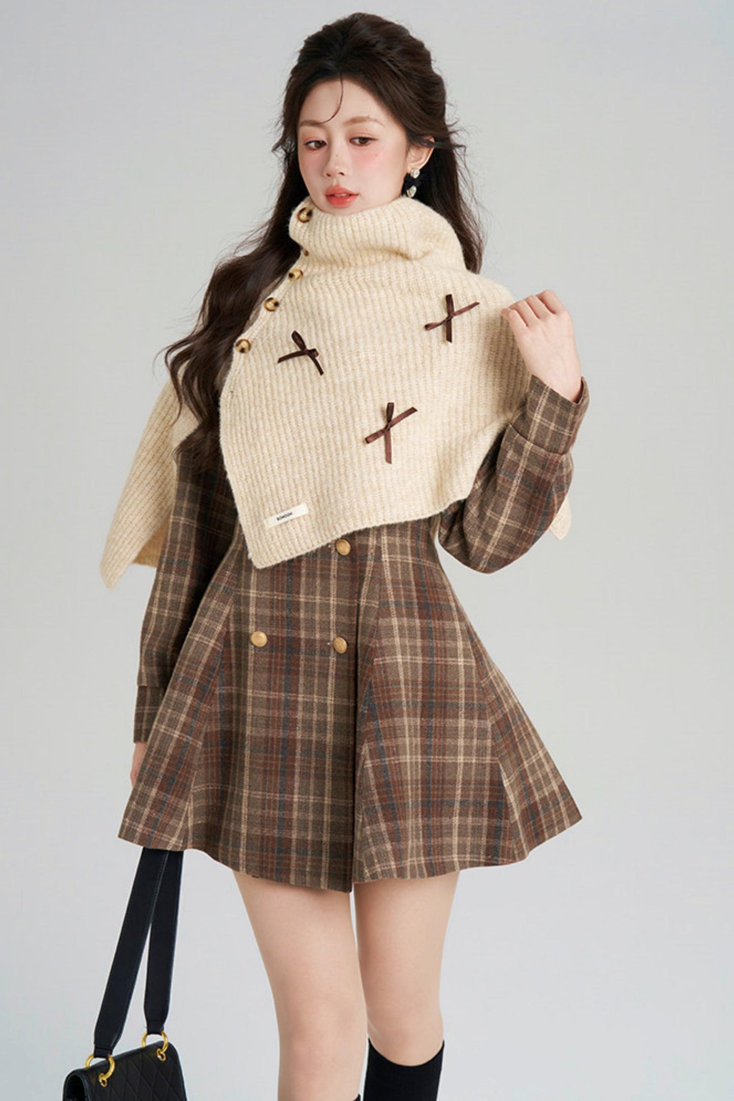 Plaid Sweet Retro Coat