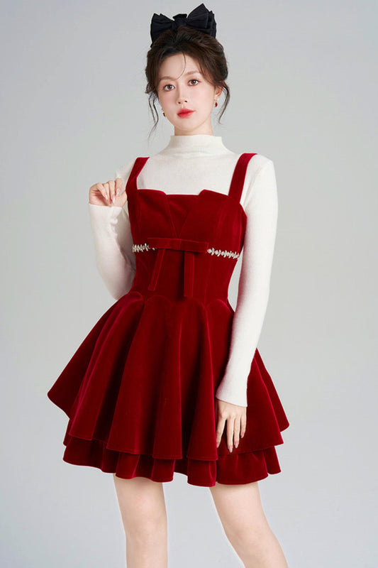 Velvet Camisole Dress