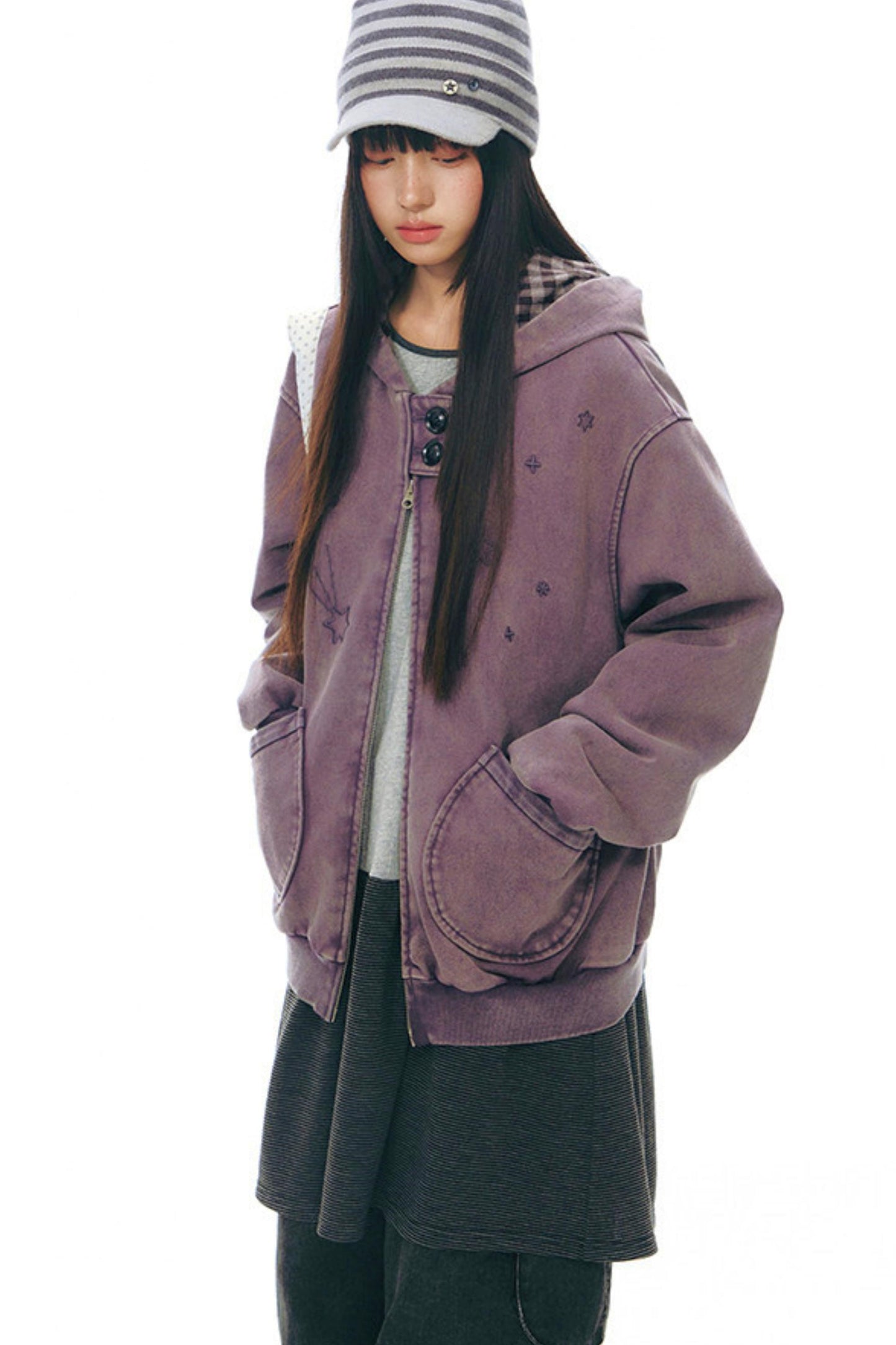 ボーダーニットキャップ