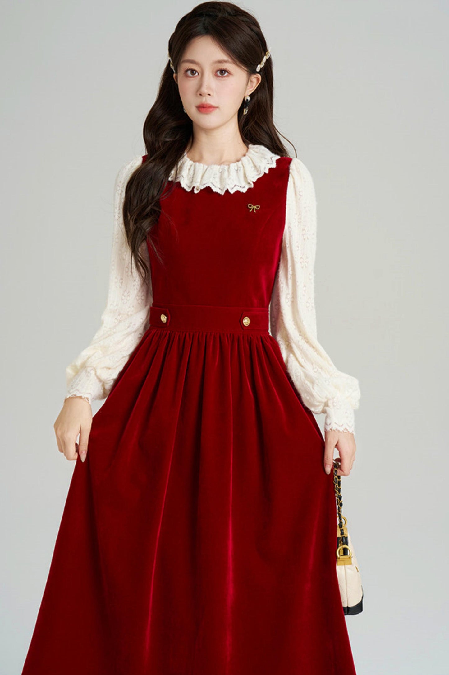 Elegant Winter Vest Dress + Top