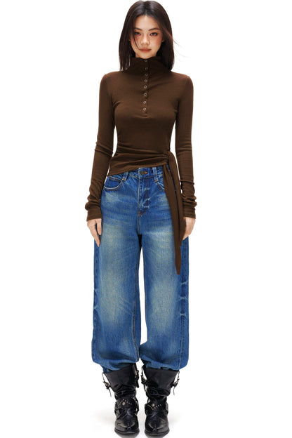 タートルネックヒーティングトップス