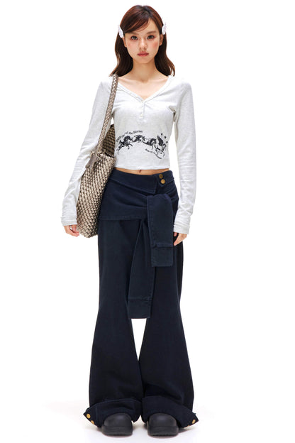 Retro Washed Cargo Pants