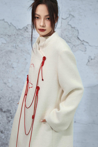 フォーミンクエンブロイダードコート