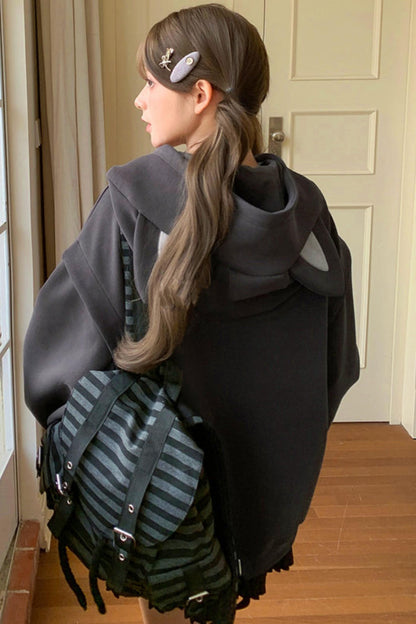 Sweet Cartoon Hooded Tops