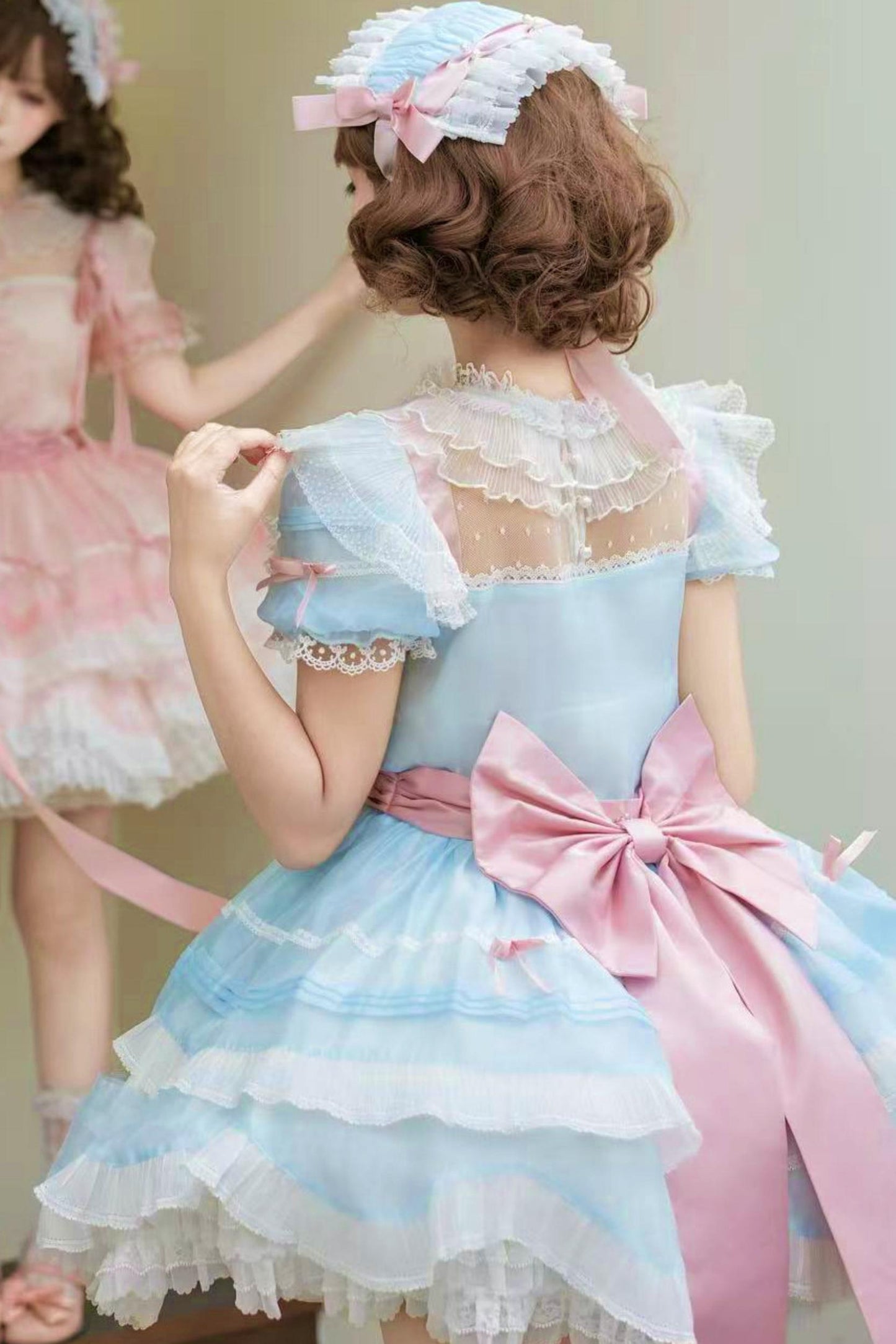 [Vorbestellartikel] Sommer-Karussell-Ballerinakleid + Accessoires