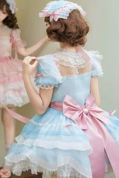[Vorbestellartikel] Sommer-Karussell-Ballerinakleid + Accessoires