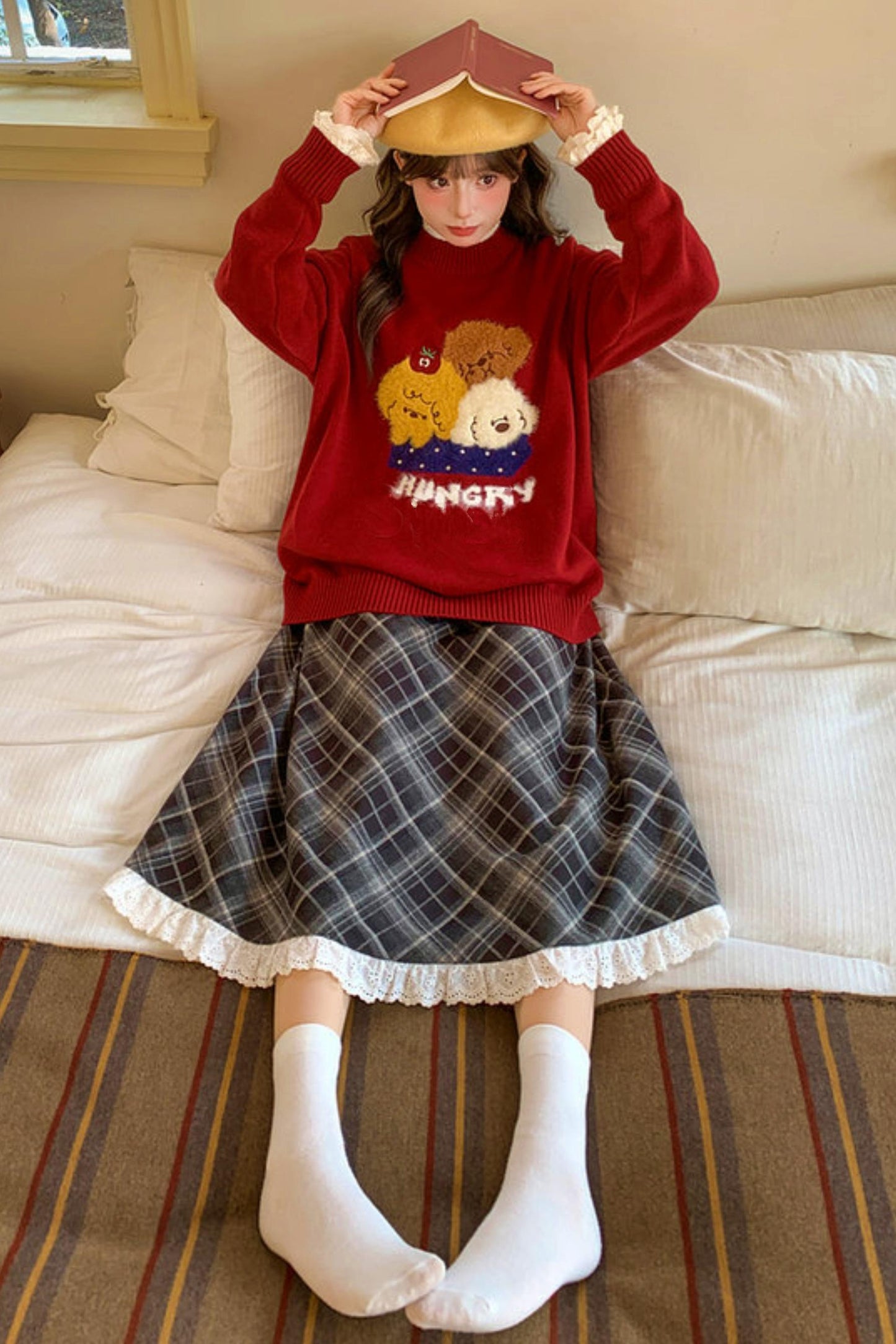 キュートパピーニットセーター