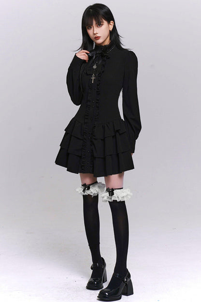 Ghost Girl Black Dress