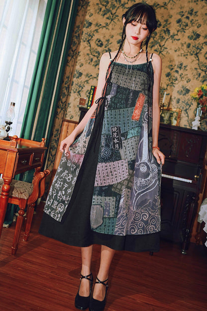 Dekadentes chinesisches transparentes Kleid