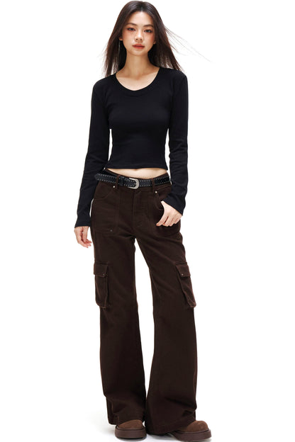 レトロモードカーゴパンツ